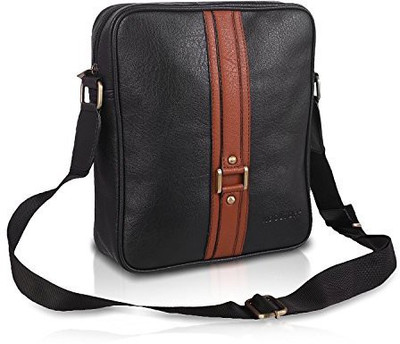 

Kooltopp Men & Women Casual Black Leatherette Sling Bag