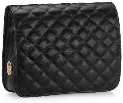 

Lino Perros Women Casual Black PU Sling Bag