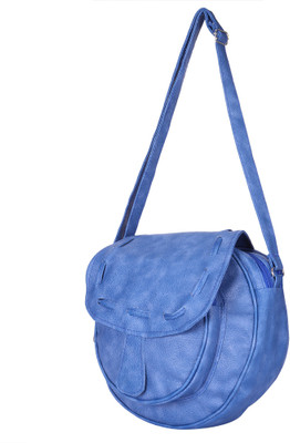 

Skyways Women Casual Blue Leatherette Sling Bag