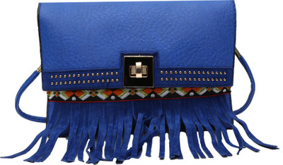 

Hawai Women Casual Blue PU Sling Bag