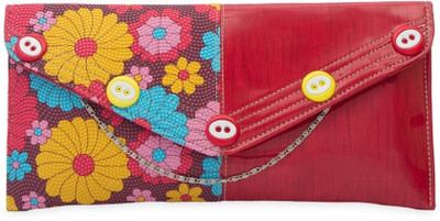 

Skyways Women Evening/Party Red PU Sling Bag