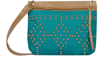 

Kanvas Katha Women Casual Blue Canvas Sling Bag