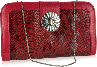 

Neuste Women Casual Red Leatherette Sling Bag