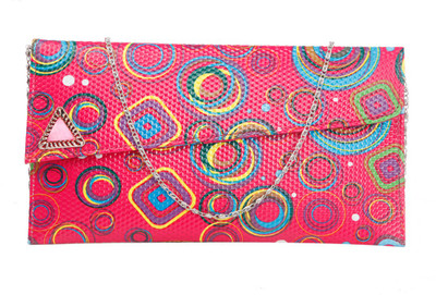 

Skyways Women Evening/Party Pink PU Sling Bag