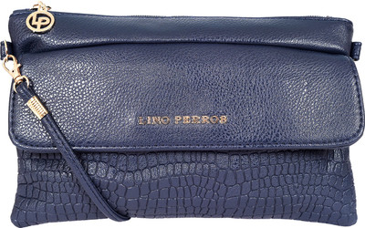 

Lino Perros Women Casual Blue Leatherette Sling Bag