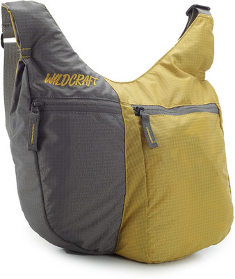

Wildcraft Women Casual Yellow, Grey Nylon Sling Bag, Grey;yellow