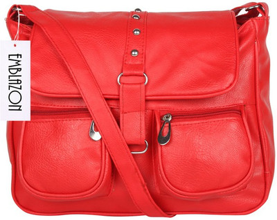 

Lambency Men & Women Casual Multicolor PU Sling Bag