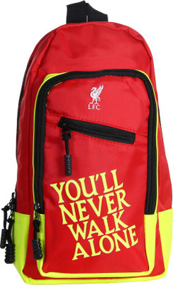 Liverpool FC Men Casual Red Polyester Sling Bag
