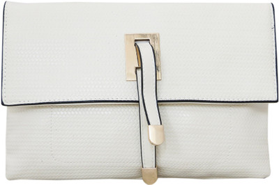 

Heels & Handles Women Casual White Leatherette Sling Bag