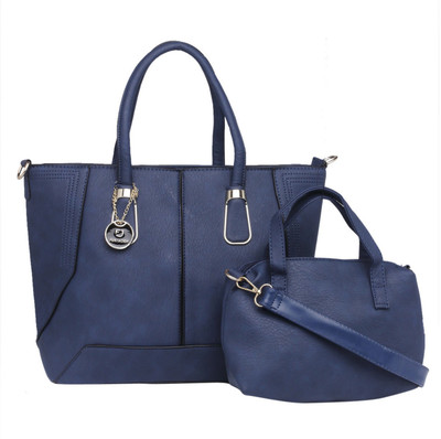 

Fur Jaden Women Casual Blue PU Shoulder Bag