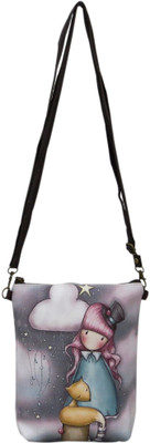 

Heels & Handles Women Casual Multicolor PU Sling Bag