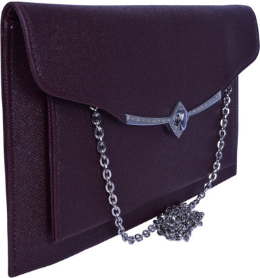 

Gorgeous Women Evening/Party Brown Leatherette Sling Bag