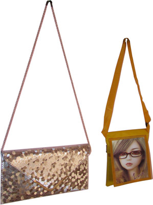 

Diana Girls Casual Multicolor Leatherette Sling Bag