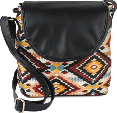 

Ayeshu Women Casual Multicolor Canvas Sling Bag