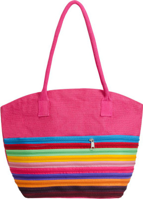 

Allure Design Women Casual Red Jute Shoulder Bag
