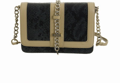 

Peaubella Women Casual Green, Beige Genuine Leather Sling Bag, Beige;green