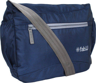 

Fabu Men & Women Casual Blue Polyester Sling Bag
