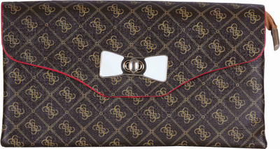 

SS Magic Women Casual Brown Leatherette Clutch
