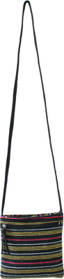 

Anekaant Women Casual Black Cotton Sling Bag