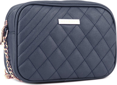 

Addons Women Casual Blue PU Sling Bag
