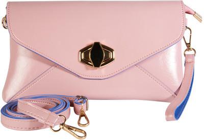 

Young & Forever Girls Casual Pink PU Sling Bag