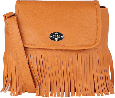 

Ritupal Collection Women Casual Tan PU Shoulder Bag