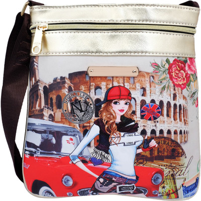 

Super Drool Women Casual Multicolor PU Sling Bag