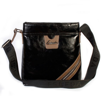 

Esbeda Men Formal Black PU Sling Bag