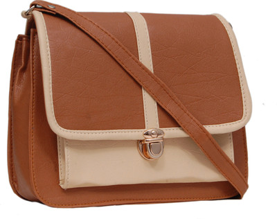

Borse Women Casual Brown PU Sling Bag