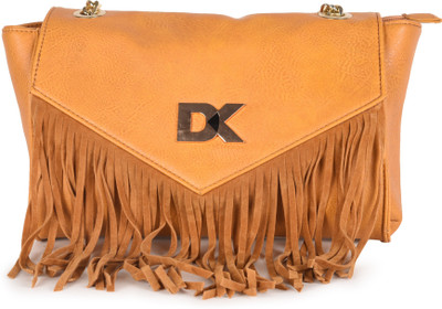 

Diana Korr Women Casual Yellow PU Sling Bag