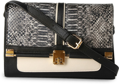 

Van Heusen Women Black Leatherette Sling Bag
