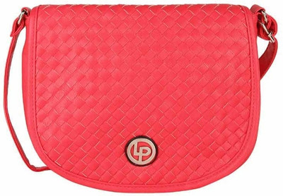 

Lino Perros Women Casual Pink PU Sling Bag