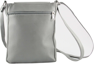 

31st Street Women Formal Grey Leatherette Sling Bag