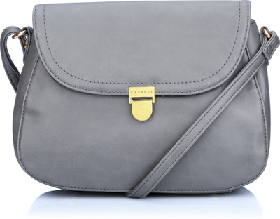 

Caprese Women Casual Grey Leatherette Sling Bag