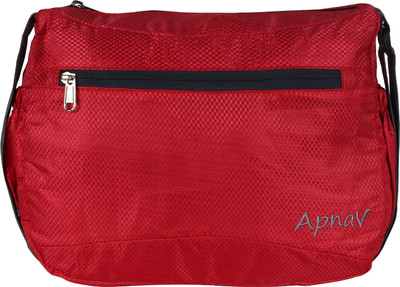 

Apnav Boys Casual Red Polyester Sling Bag