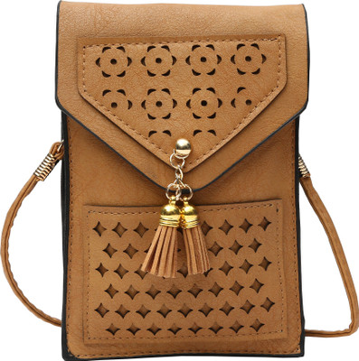 

Hawai Girls Casual Tan PU Sling Bag