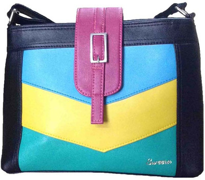 

Sweera Women Casual Multicolor Leatherette Sling Bag