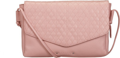 Caprese Women Casual Pink Leatherette Sling Bag