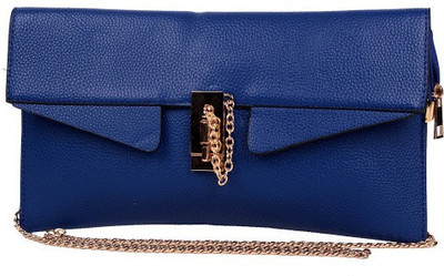 

Trendberry Women Blue PU Sling Bag