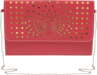 

StyleSaga Girls Evening/Party Red Leatherette Sling Bag