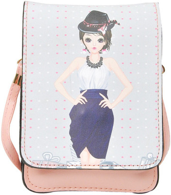 

Hawai Women Casual Grey PU Sling Bag