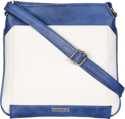 

Esbeda Women Casual White Leatherette Sling Bag