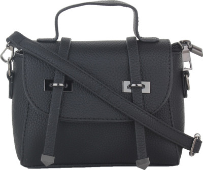 

Alvaro Castagnino Women Casual Black PU Sling Bag