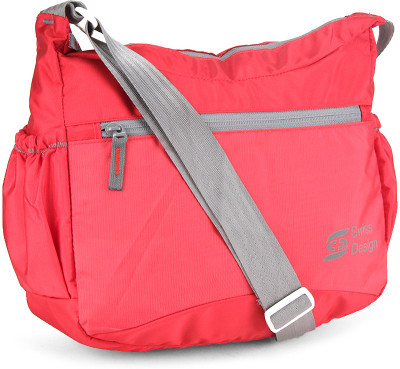 

Swiss Design Men & Women Casual Red Nylon Sling Bag