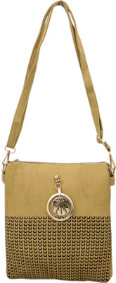 

Heels & Handles Women Casual Brown PU Sling Bag