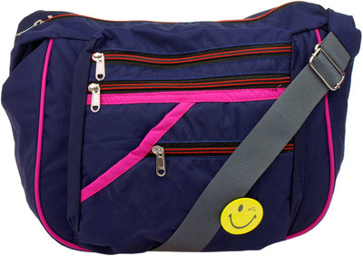 

JG Shoppe Women Casual Blue Polyester Sling Bag