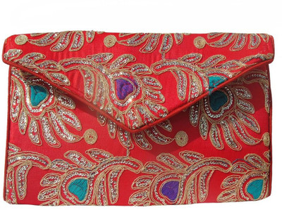 

ALAR Women Casual Red Silk Sling Bag