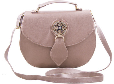 

Voaka Women Casual Pink PU Sling Bag
