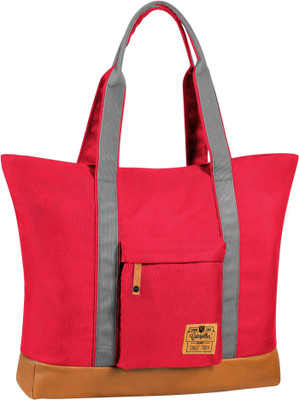 

CAT Women Casual Red Polyester Tote