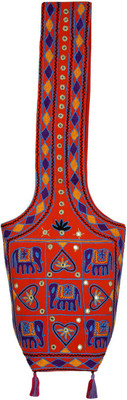 

Rajrang Women Casual Multicolor Cotton Sling Bag